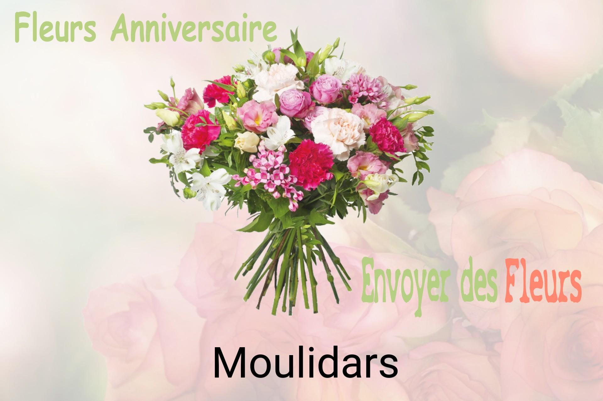 Bouquet de fleurs d’anniversaire livré à Moulidars